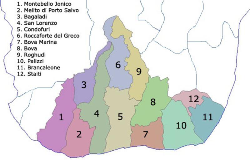 area grecanica di Calabria